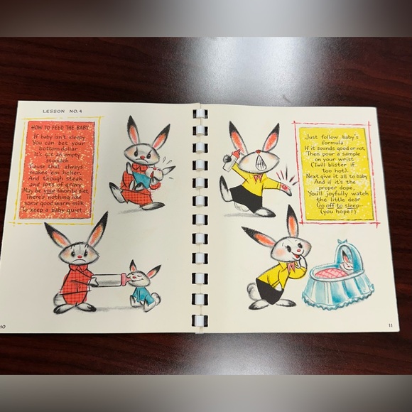 “How to Take Care of Baby” card booklet by Hallmark from 1950s - Picture 6 of 10